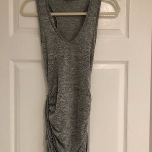 Express bodycon dress with fringe